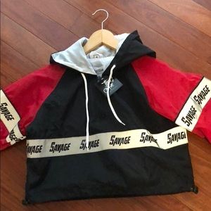 Thugave cropped windbreaker